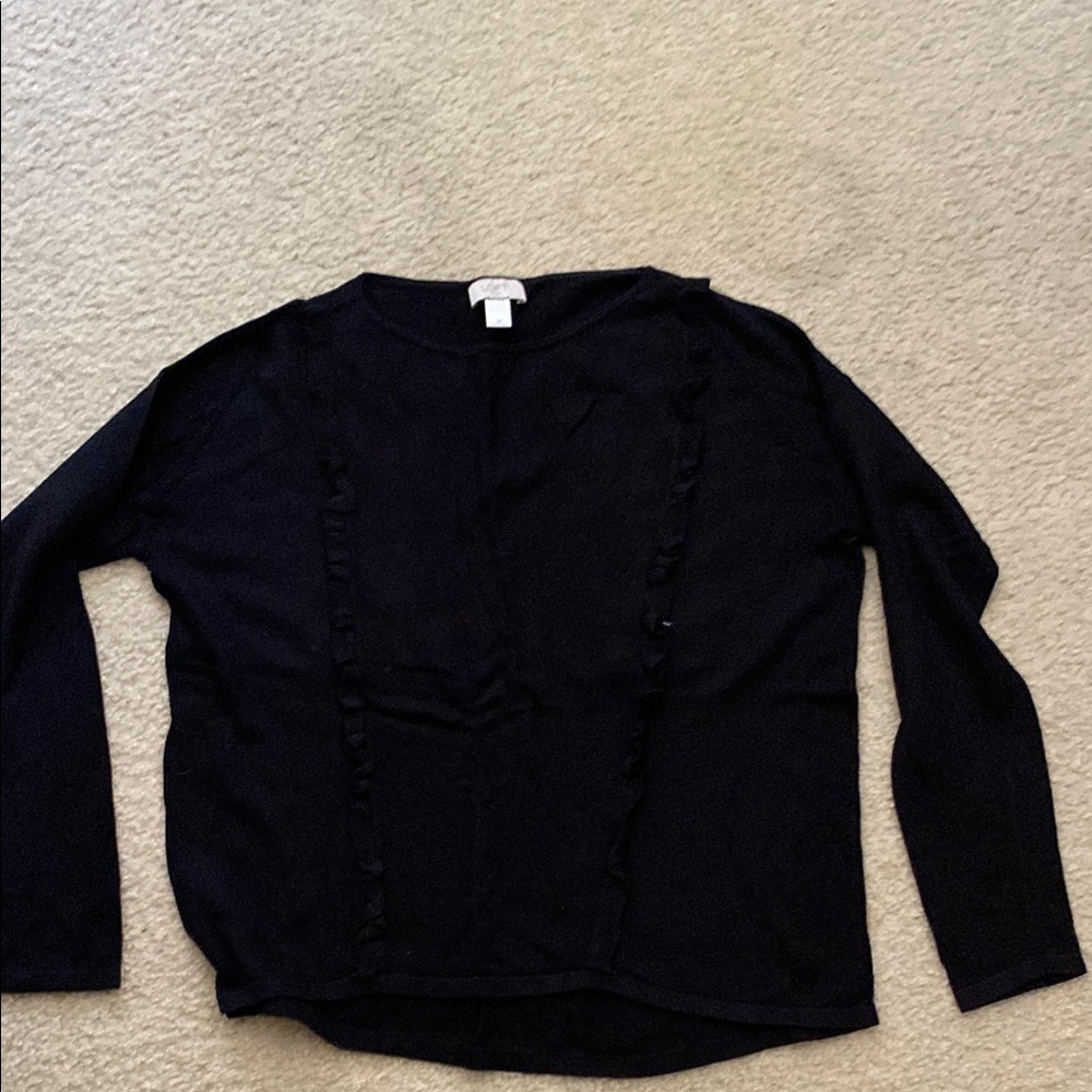 LOFT Classic Black Knit Top‎